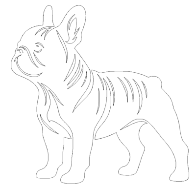 Hund Franzoesiche Bulldogge