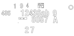 vesch. Hausnummern - div. Housenumbers