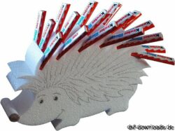 Igel als Halter - Hedgehog as a holder