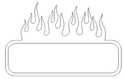 Bilderrahmen Feuer - Picture Frames fire