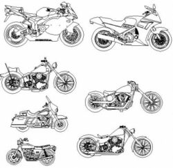 7 Motorräder - 7 motorcycles