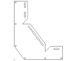 Eckwinkel zum Kanten - Corner bracket for edge