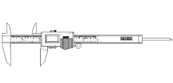 Digitaler Messschieber -  Digital Caliper