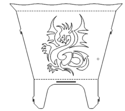 Feuerkorb Drachen - Fireplace Dragon